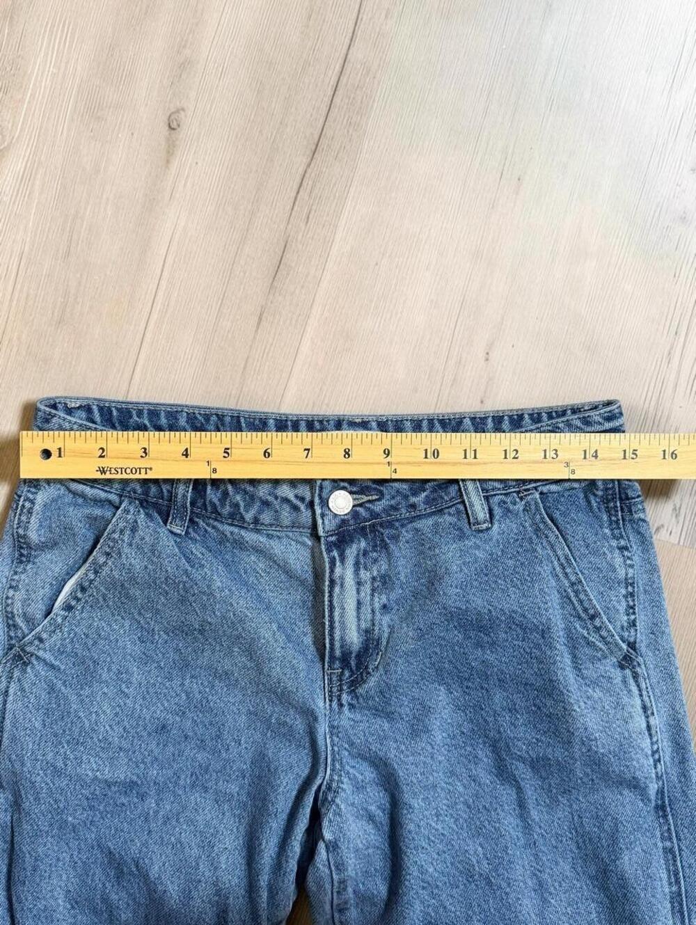 PacSun Casey Low Rise Baggy Jeans Light Wash Wide Leg Size 26 - Picture 5 of 8